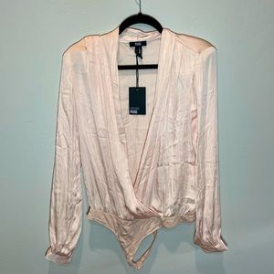 Paige Silk Bodysuit M New w/ Tags